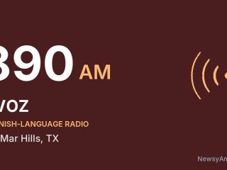 KVOZ 890 AM, Del Mar Hills, TX