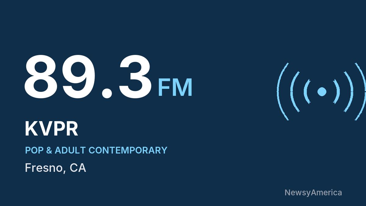KVPR 89.3 FM – Fresno
