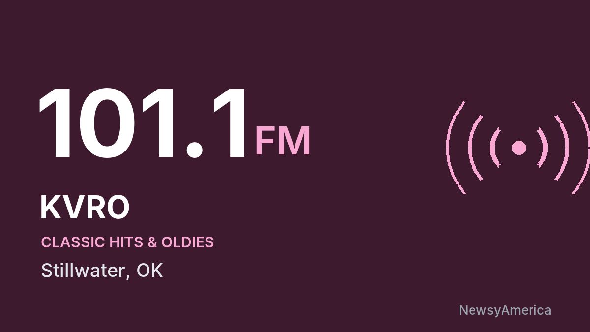 KVRO 101.1 FM – Stillwater