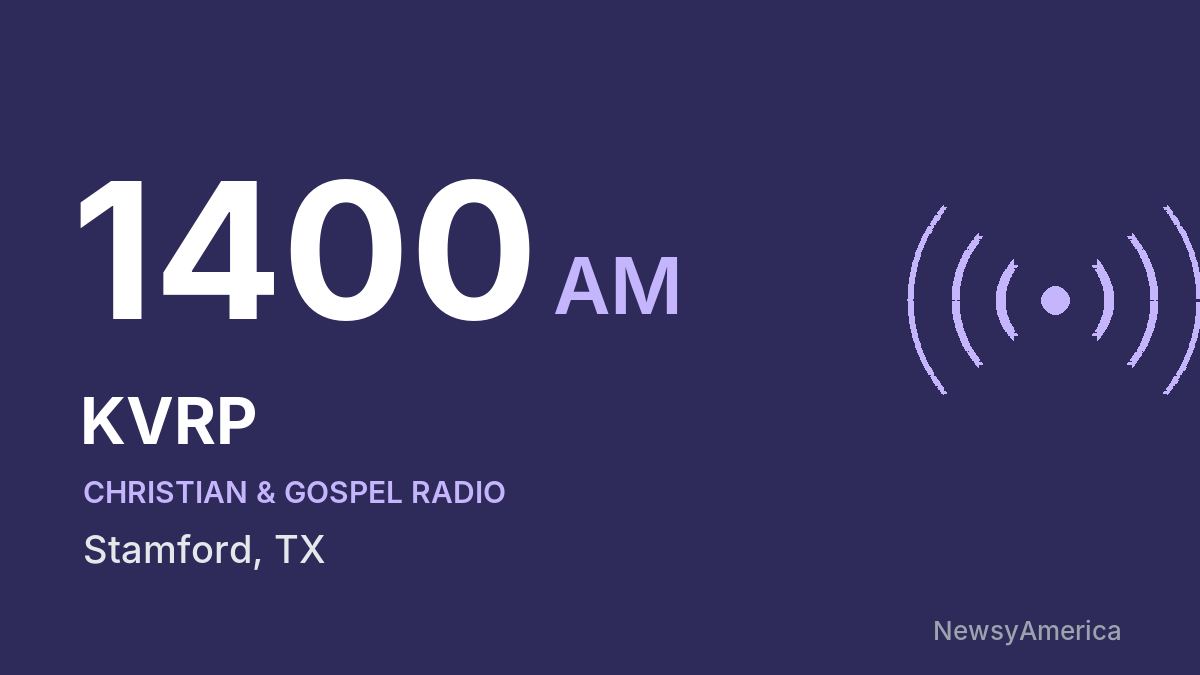 KVRP 1400 AM – Stamford