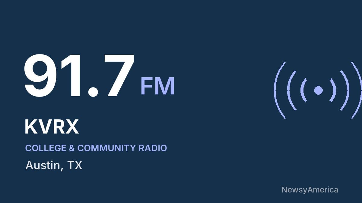 KVRX 91.7 FM – Austin