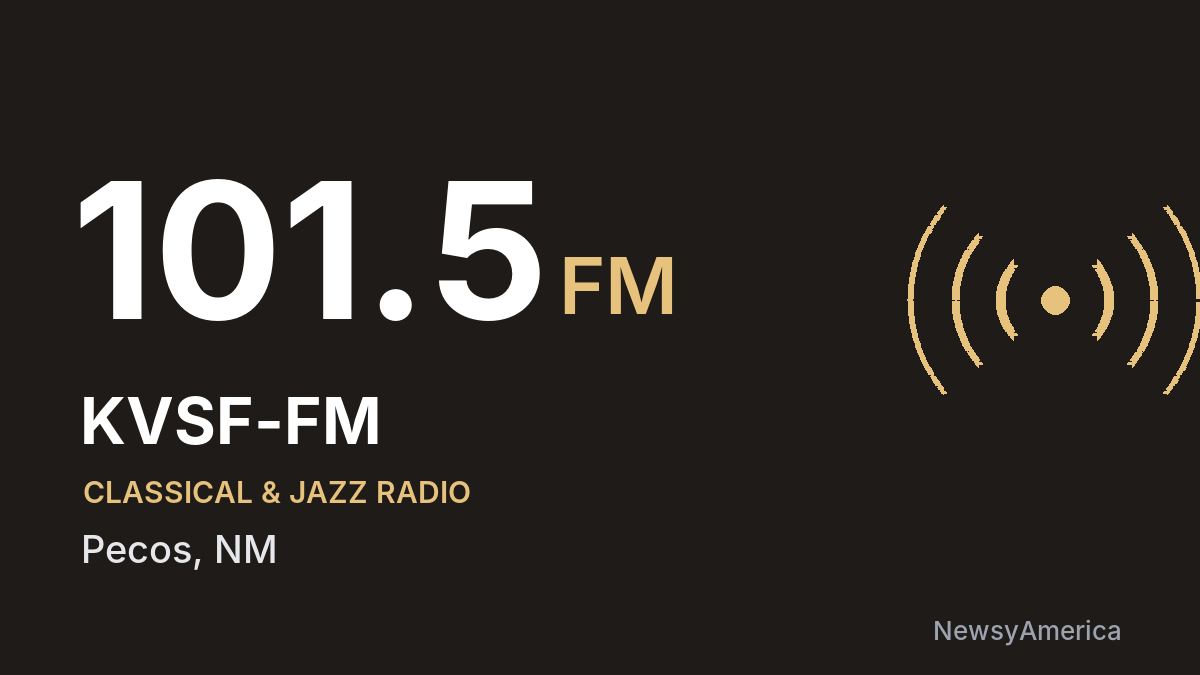 KVSF-FM 101.5 FM – Pecos