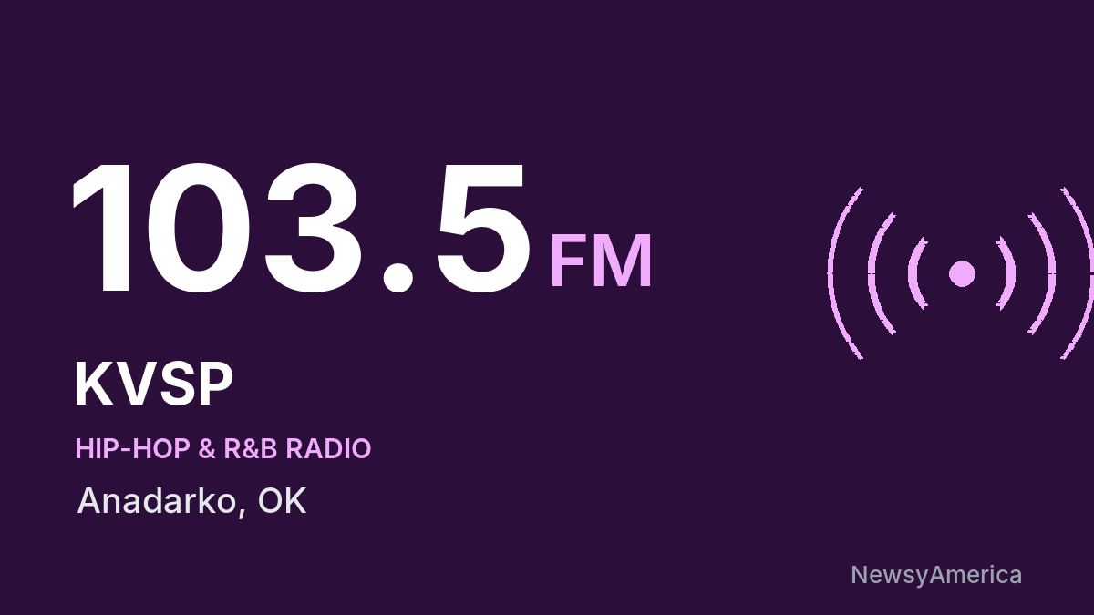 KVSP 103.5 FM – Anadarko