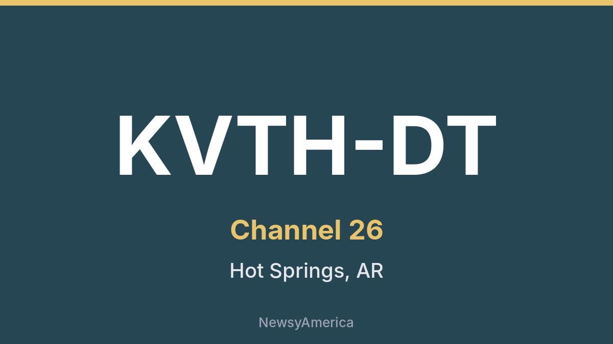 KVTH-DT – Channel 26 Little Rock