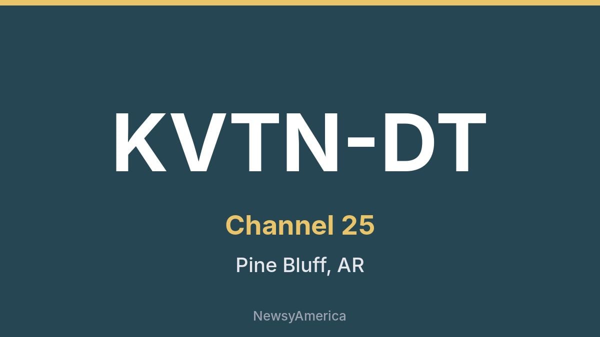 KVTN-DT – Channel 25 Little Rock