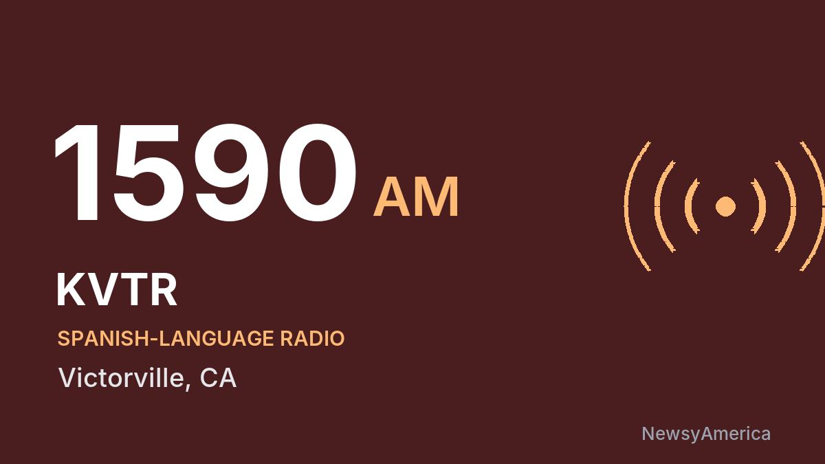 KVTR 1590 AM – Victorville