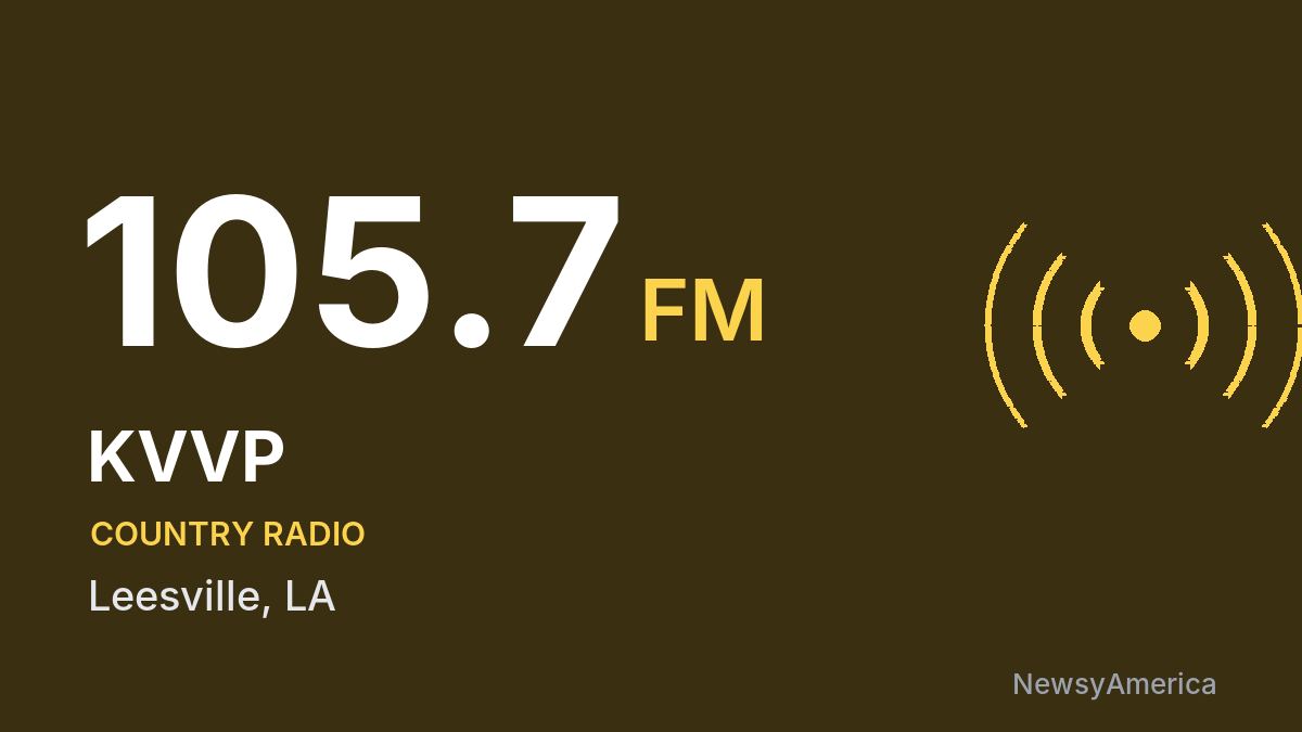KVVP 105.7 FM – Leesville