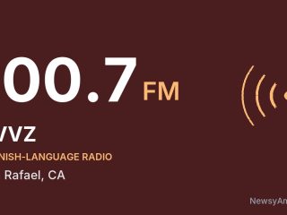 KVVZ 100.7 FM, San Rafael, CA