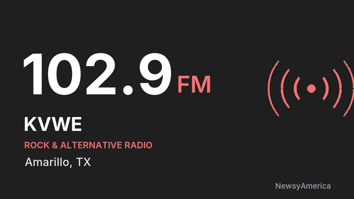 KVWE 102.9 FM – Amarillo