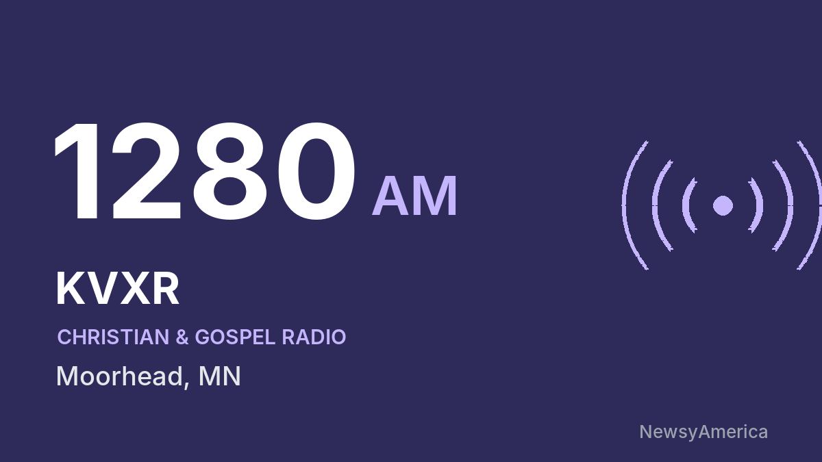 KVXR 1280 AM – Moorhead