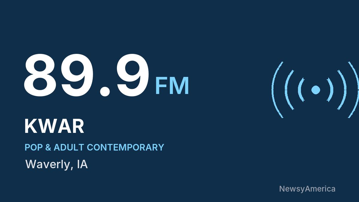 KWAR 89.9 FM – Waverly