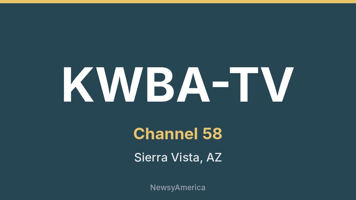 KWBA-TV – Channel 58 Tucson