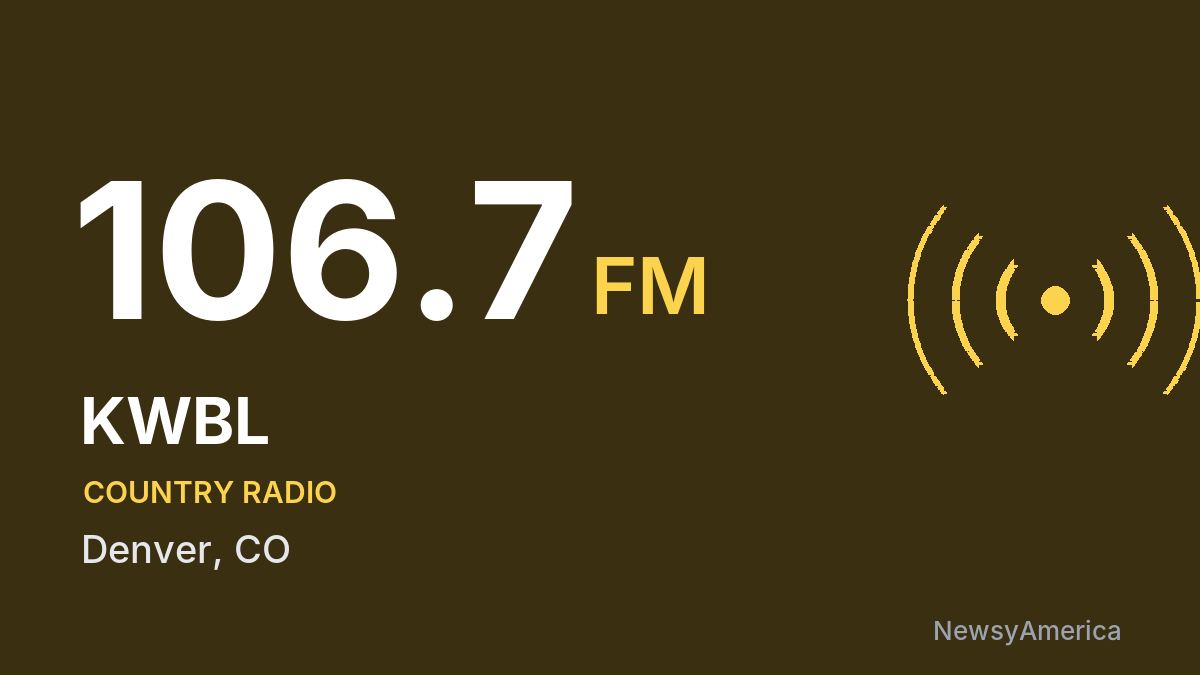 KWBL 106.7 FM – Denver