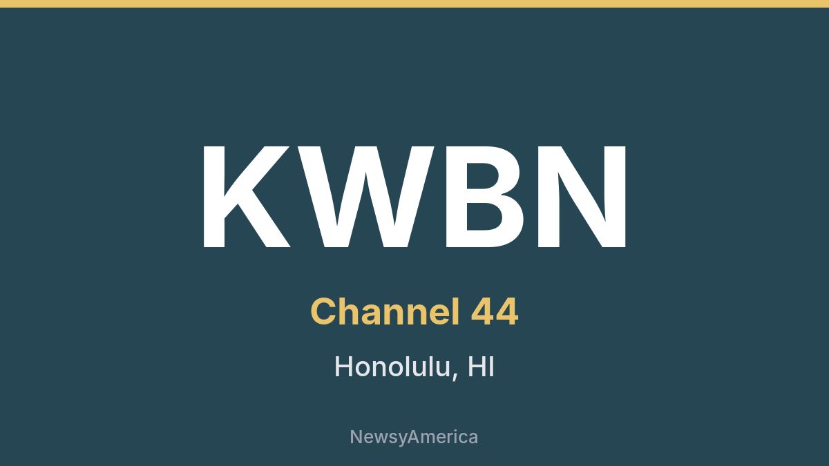 KWBN – Channel 44 Honolulu