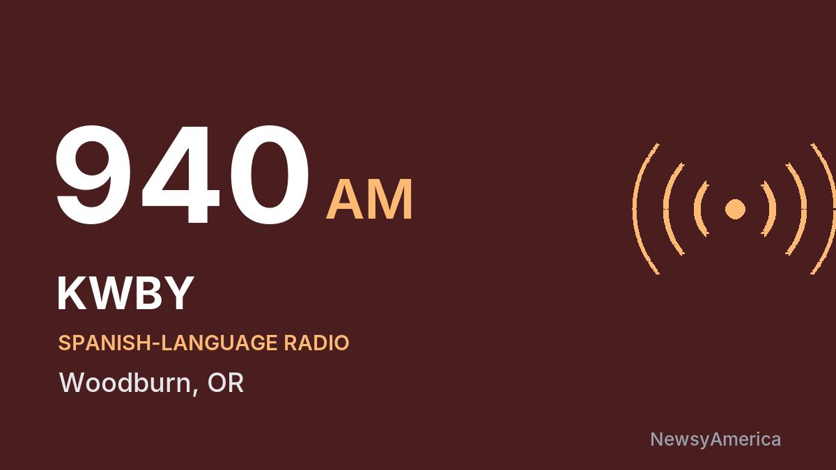 KWBY 940 AM – Woodburn