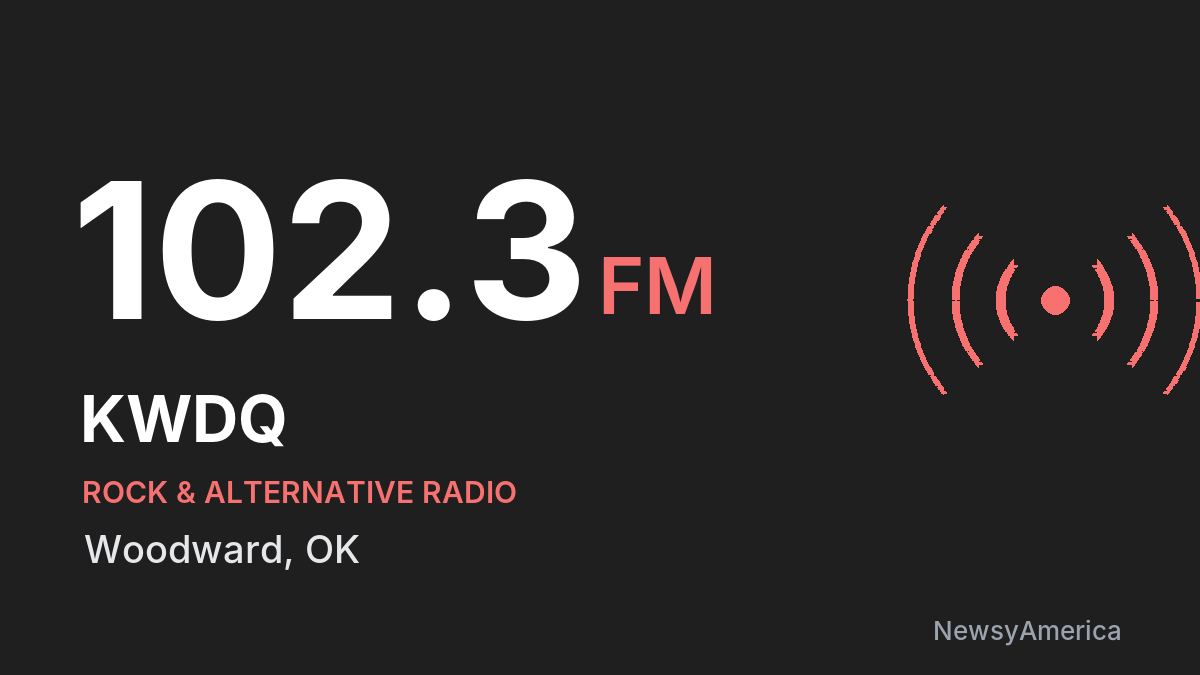 KWDQ 102.3 FM – Woodward