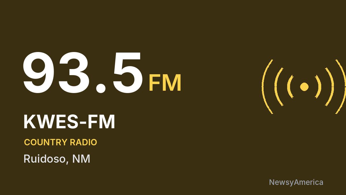KWES-FM 93.5 FM – Ruidoso