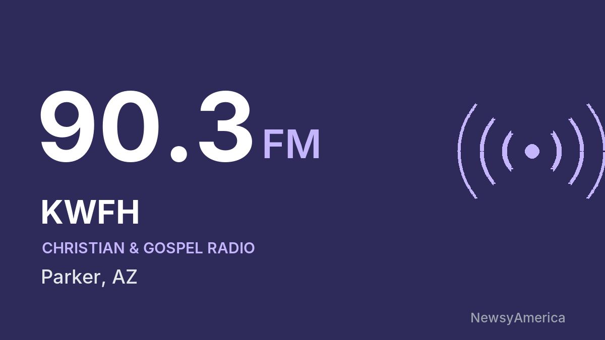KWFH 90.3 FM – Parker