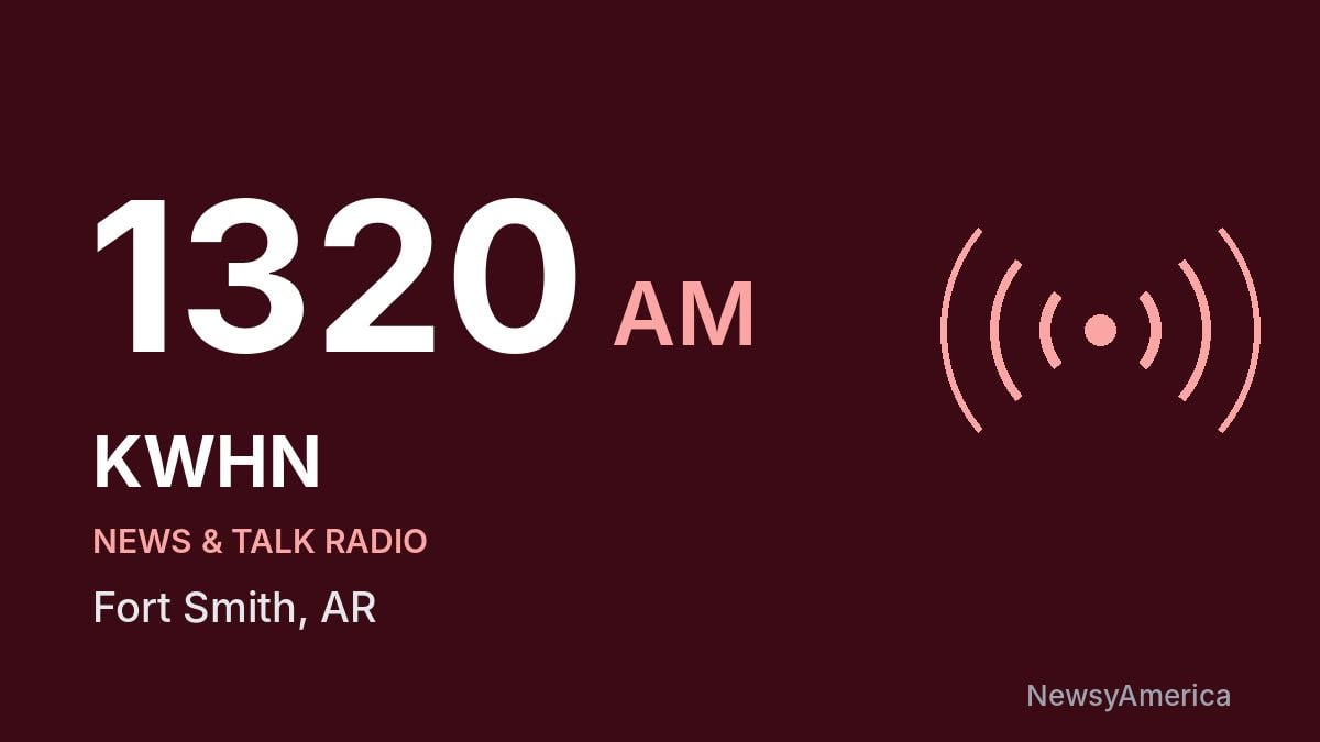 KWHN 1320 AM – Fort Smith
