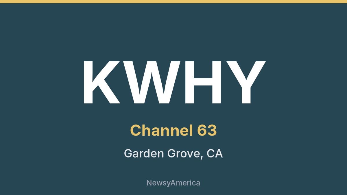 KWHY – Channel 63 Los Angeles