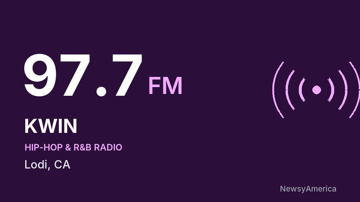 KWIN 97.7 FM – Lodi
