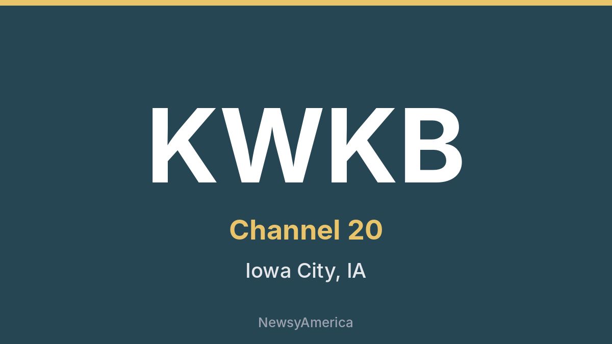 KWKB – Channel 20 Cedar Rapids