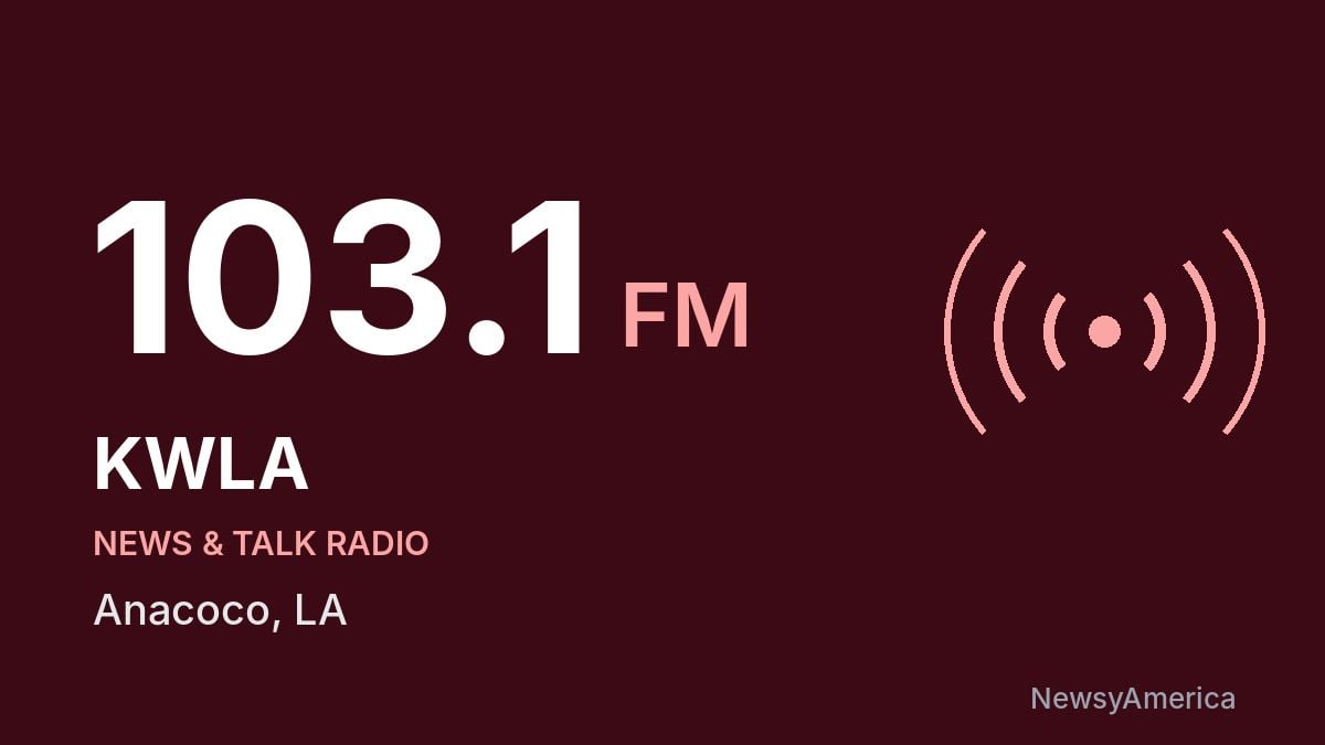 KWLA 103.1 FM – Anacoco