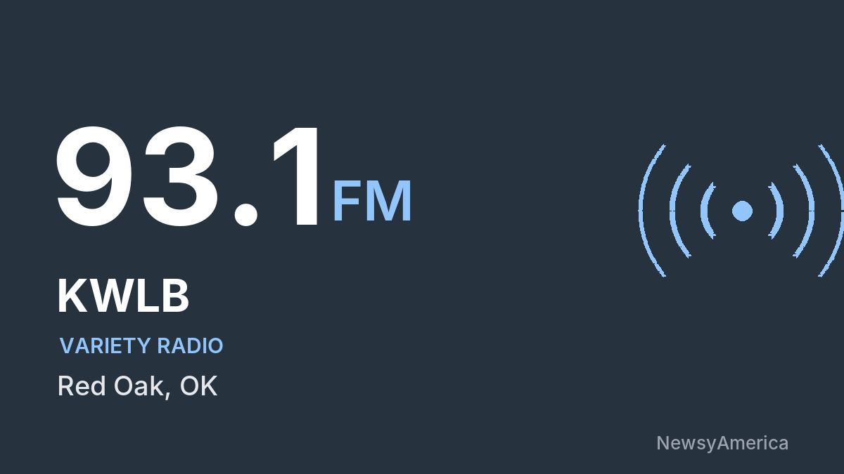 KWLB 93.1 FM – Red Oak