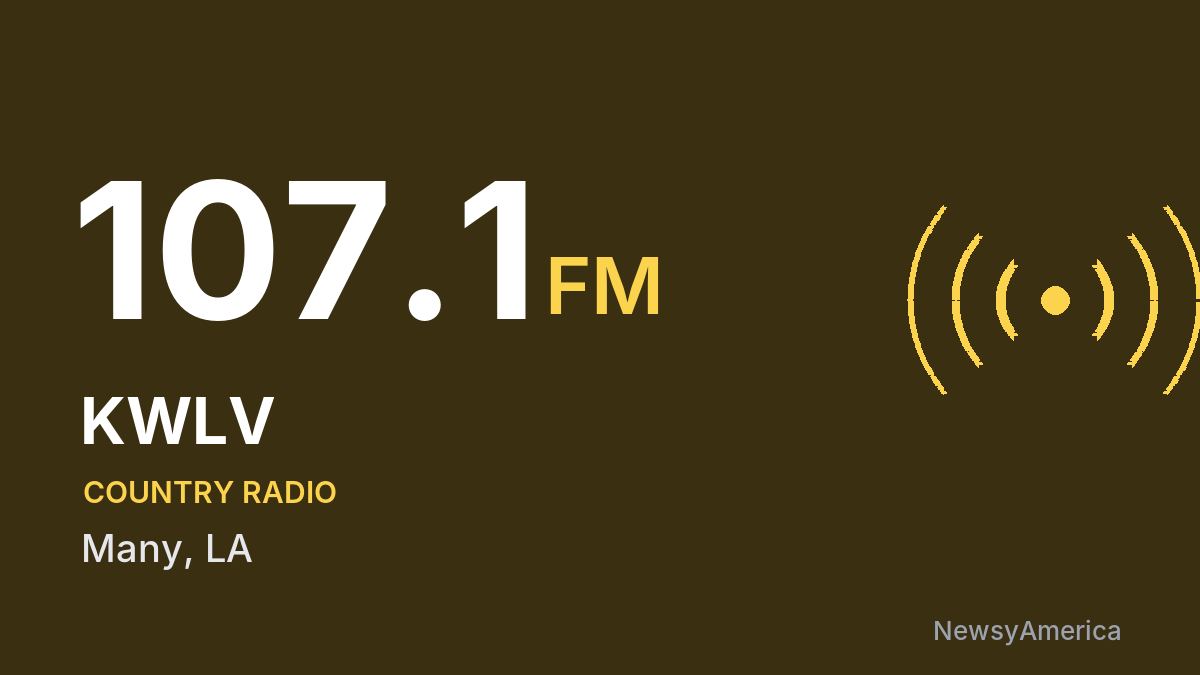 KWLV 107.1 FM – Many