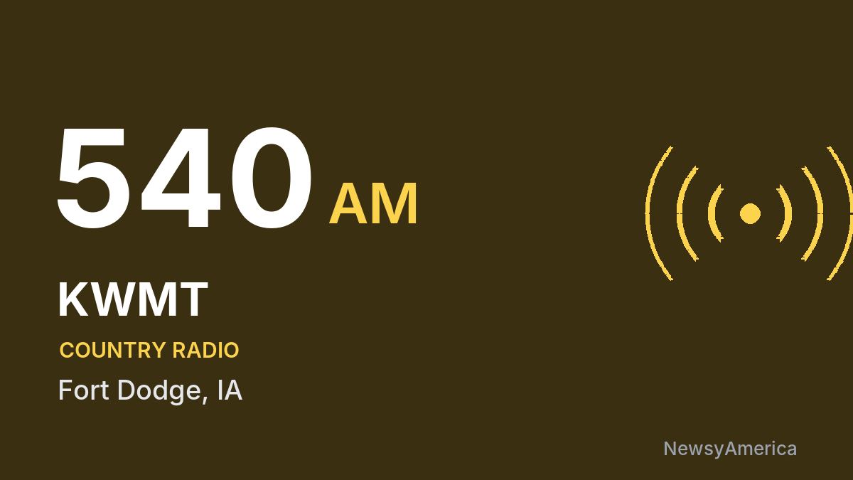 KWMT 540 AM – Fort Dodge