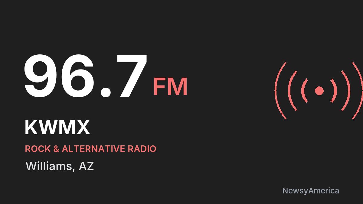KWMX 96.7 FM – Williams