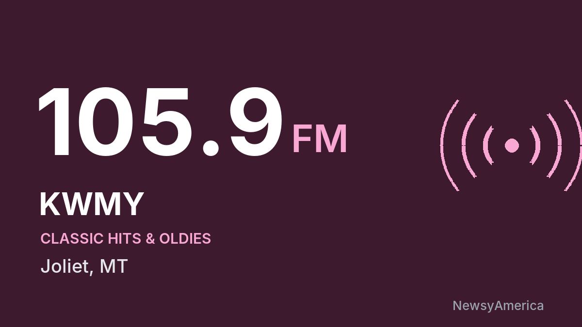 KWMY 105.9 FM – Joliet