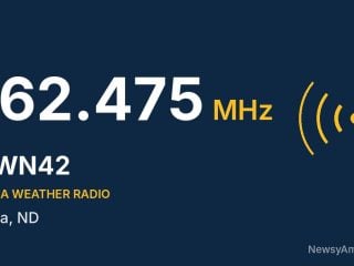 KWN42 NOAA Weather Radio 162.475 MHz, Rolla, ND