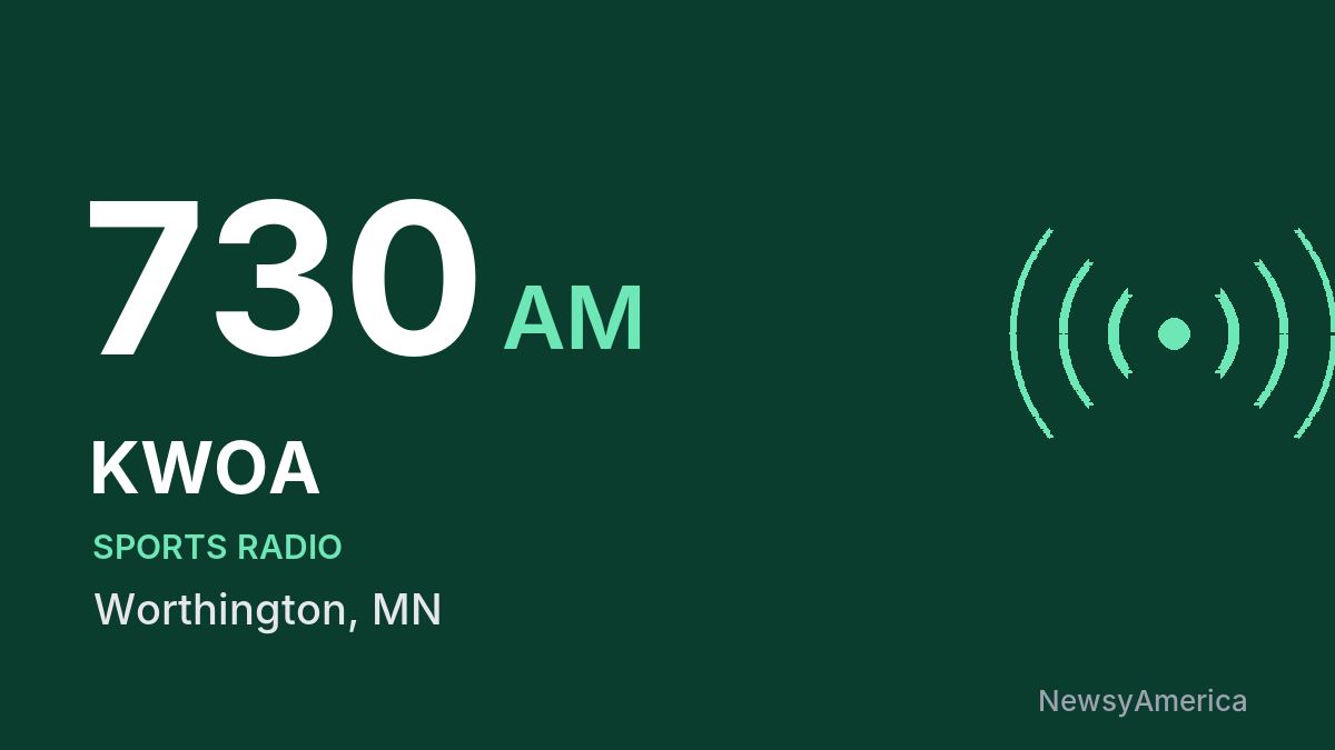 KWOA 730 AM – Worthington