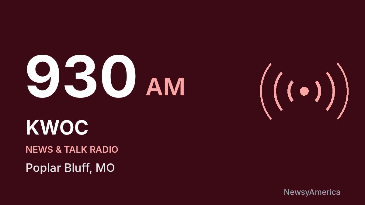 KWOC 930 AM – Poplar Bluff