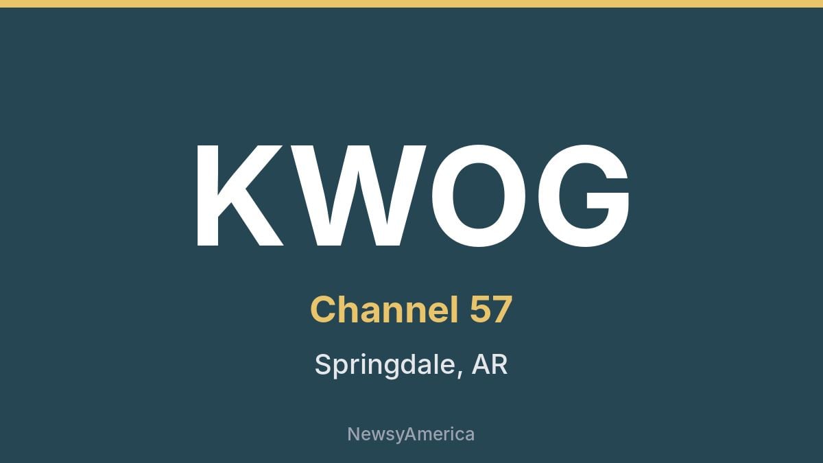 KWOG – Channel 57 Ft. Smith
