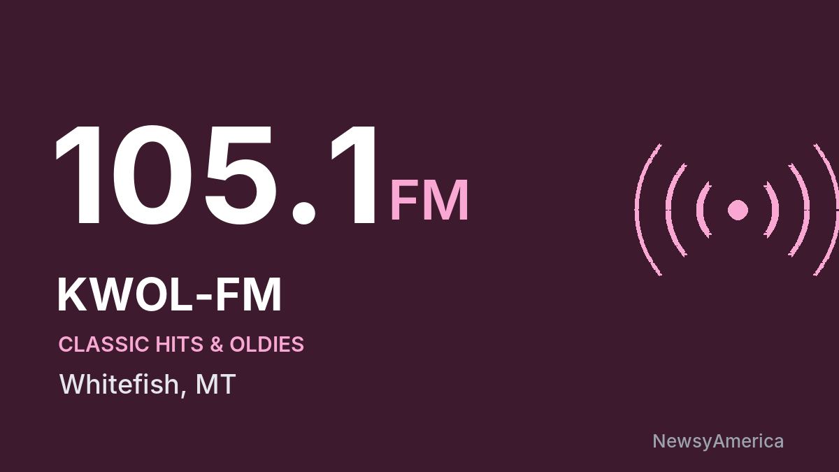 KWOL-FM 105.1 FM – Whitefish