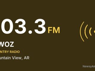 KWOZ 103.3 FM, Mountain View, AR