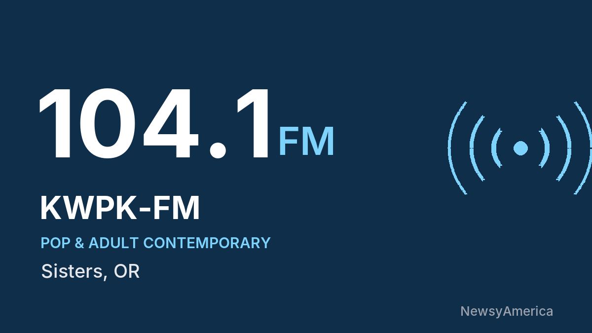 KWPK-FM 104.1 FM – Sisters
