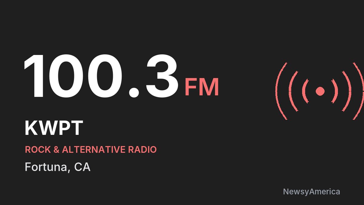 KWPT 100.3 FM – Fortuna