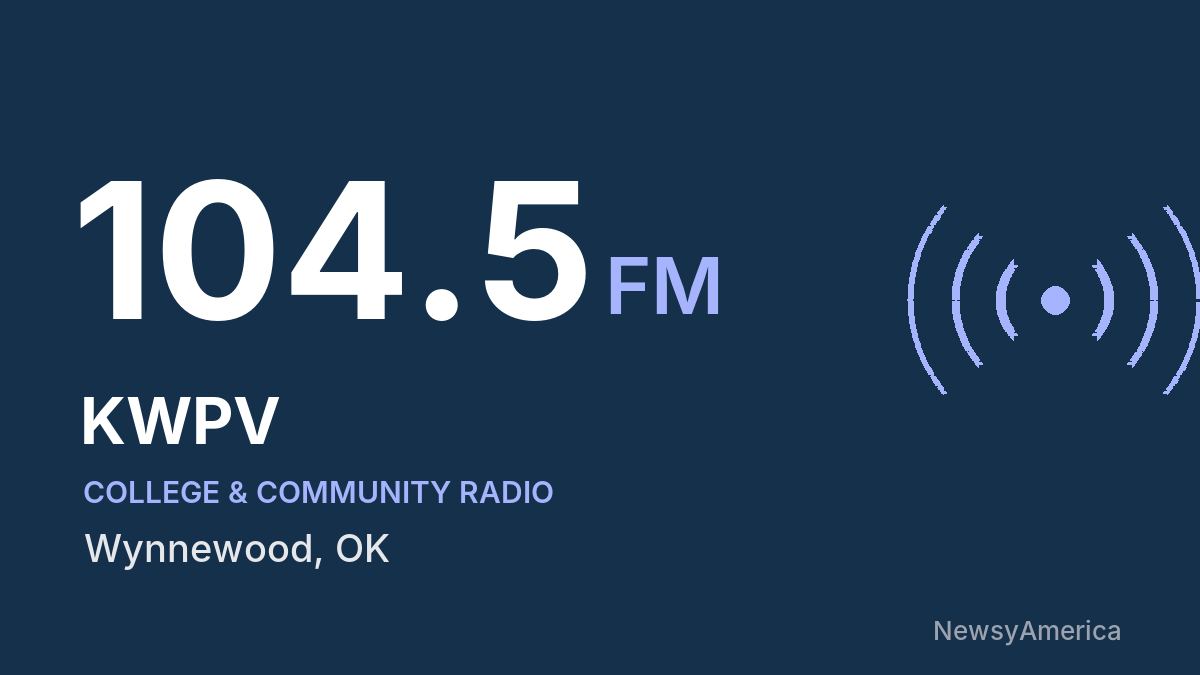 KWPV 104.5 FM – Wynnewood