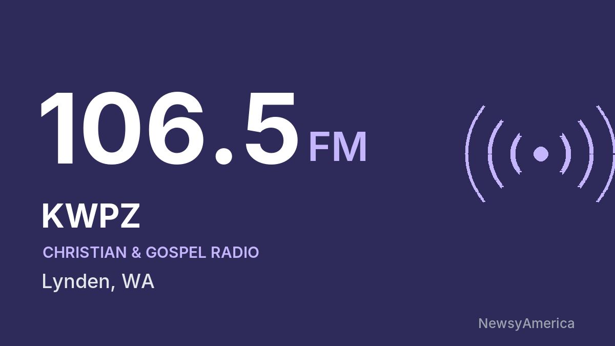 KWPZ 106.5 FM – Lynden