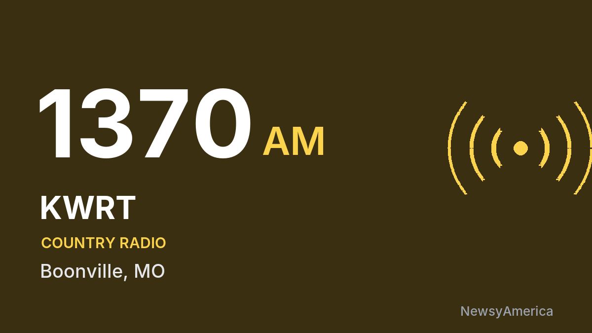 KWRT 1370 AM – Boonville