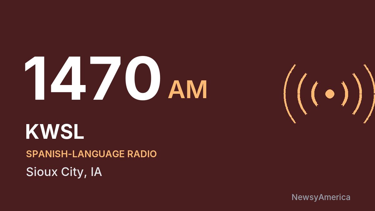 KWSL 1470 AM – Sioux City