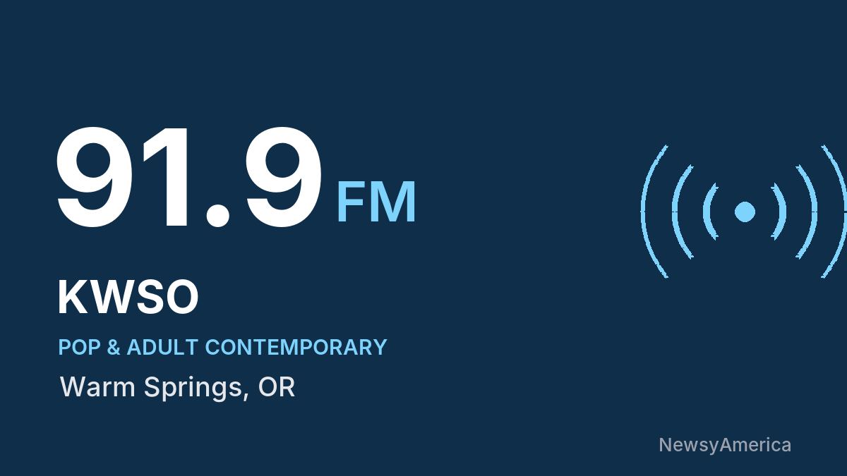 KWSO 91.9 FM – Warm Springs