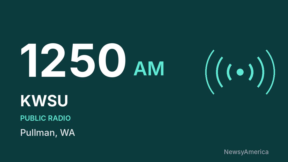 KWSU 1250 AM – Pullman