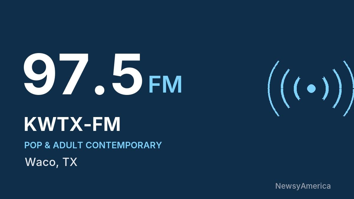 KWTX-FM 97.5 FM – Waco