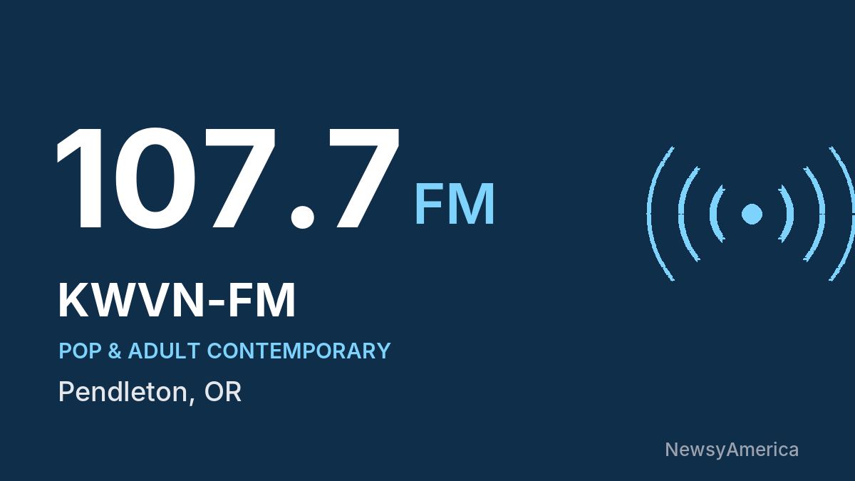 KWVN-FM 107.7 FM – Pendleton