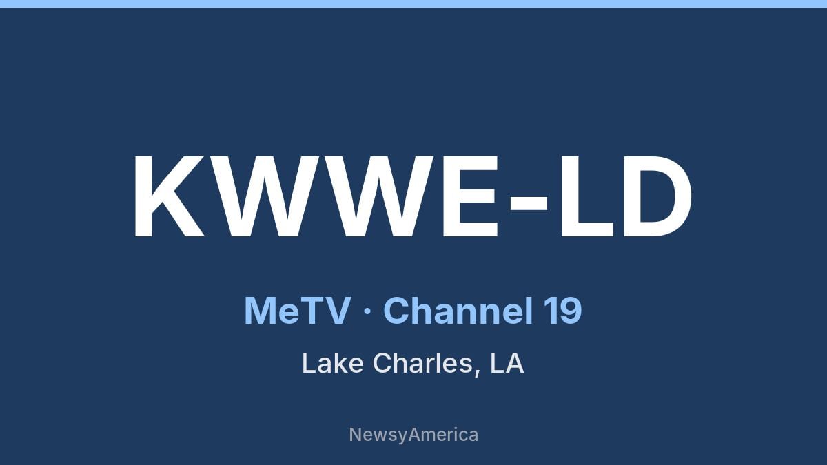 KWWE-LD – MeTV 19 Lake Charles