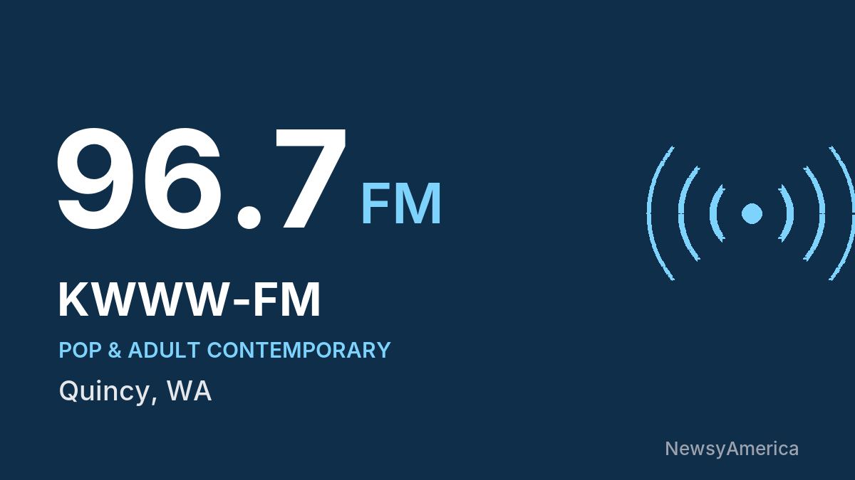 KWWW-FM 96.7 FM – Quincy